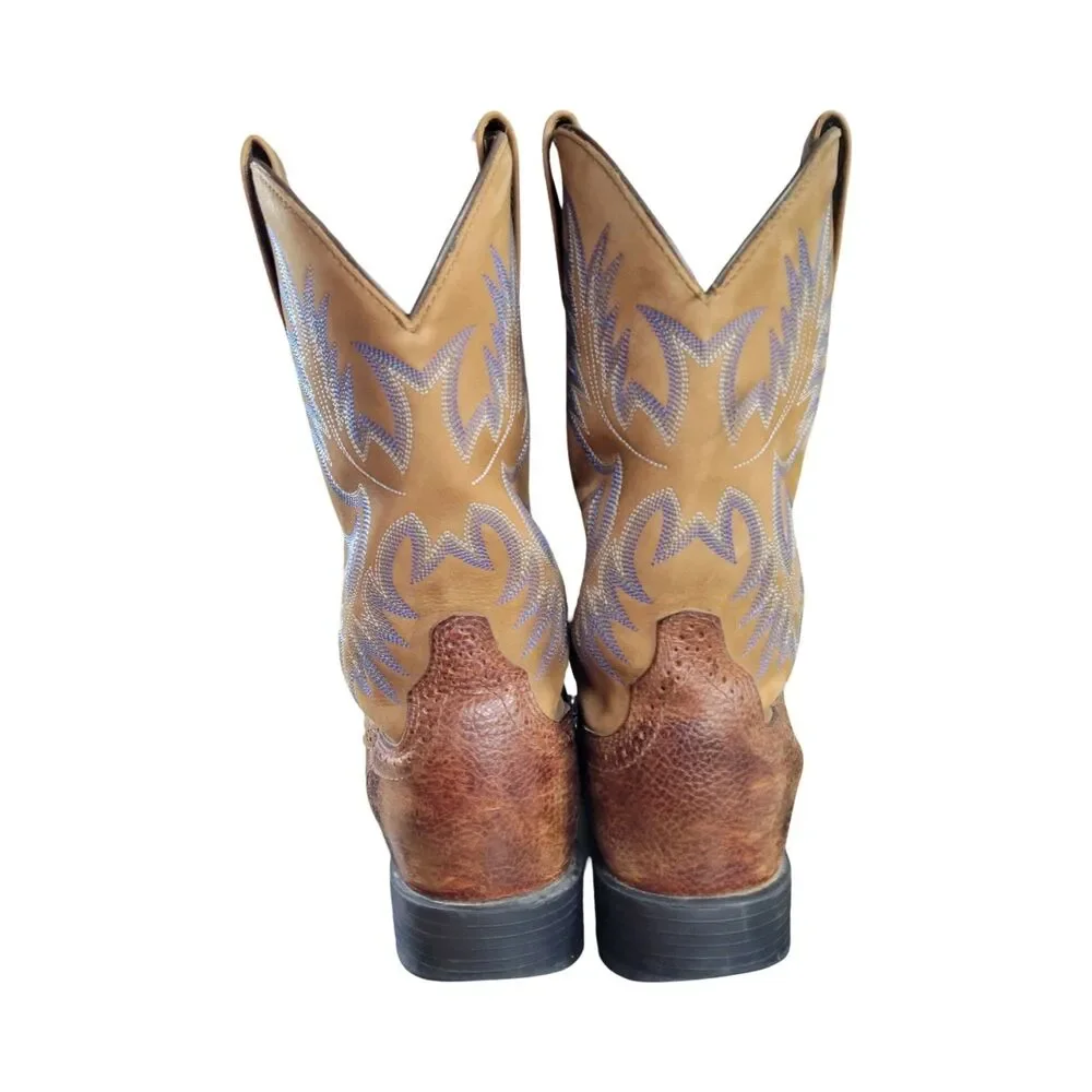 Ariat Men's Heritage Crepe Toe Cowboy Boots Size 9D